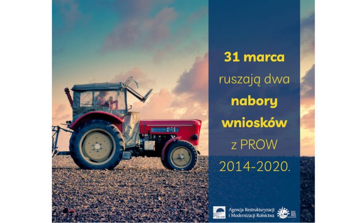 Miniaturka artykułu 31 marca ruszają dwa nabory wniosków z PROW 2014-2020 