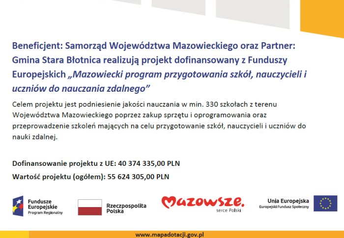 Miniaturka artykułu „Mazowiecki program przygotowania szkół, nauczycieli i uczniów do nauczania zdalnego”