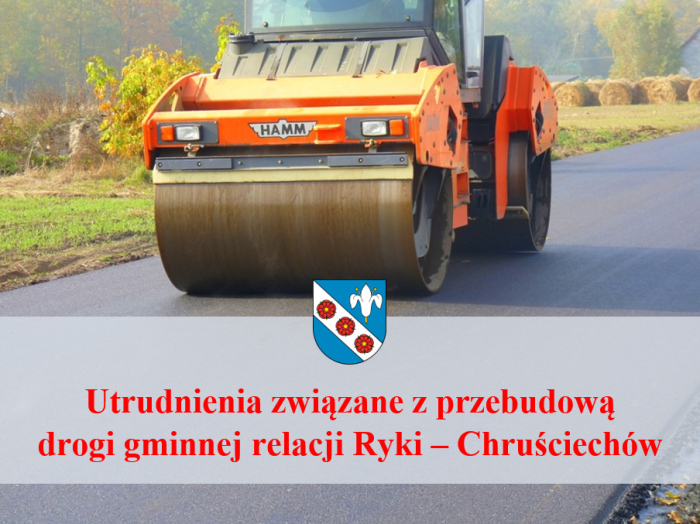 Miniaturka artykułu Utrudnienia związane z przebudową   drogi gminnej relacji Ryki – Chruściechów