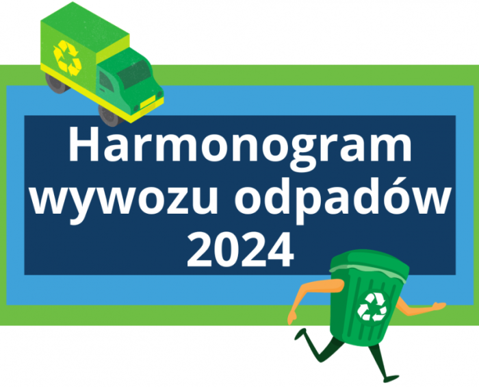 Miniaturka artykułu Harmonogram wywozu odpadów na 2024 rok