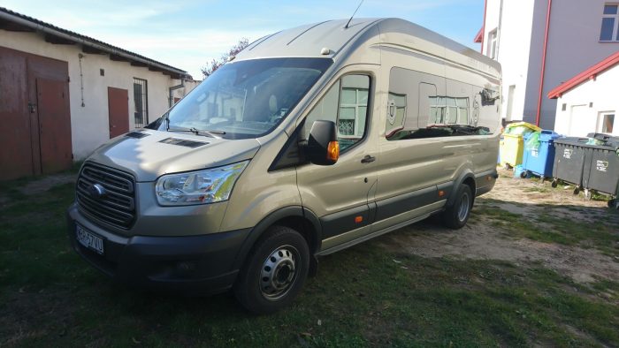 Miniaturka artykułu Przetarg ofertowy nieograniczony na sprzedaż autobus marki FORD Transit wersja L4 Trend z 2018 rok
