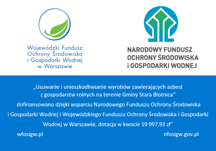 Miniaturka artykułu Usuwanie i unieszkodliwianie wyrobów zawierających azbest z gospodarstw rolnych na terenie Gminy Stara Błotnica