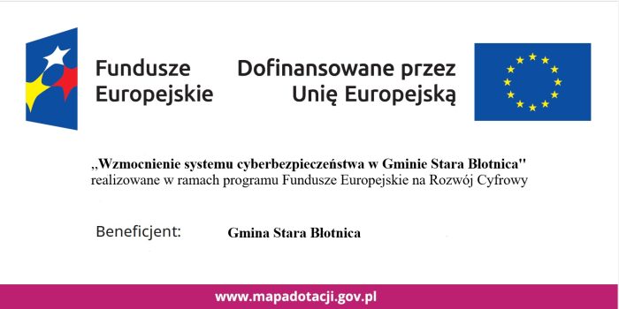 Miniaturka artykułu Wzmocnienie systemu cyberbezpieczeństwa w Gminie Stara Błotnica