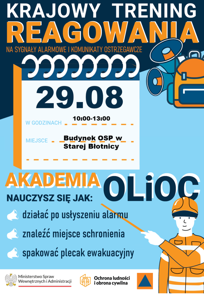 Miniaturka artykułu Przyjdź na Krajowy Trening Reagowania 29 sierpnia!!!