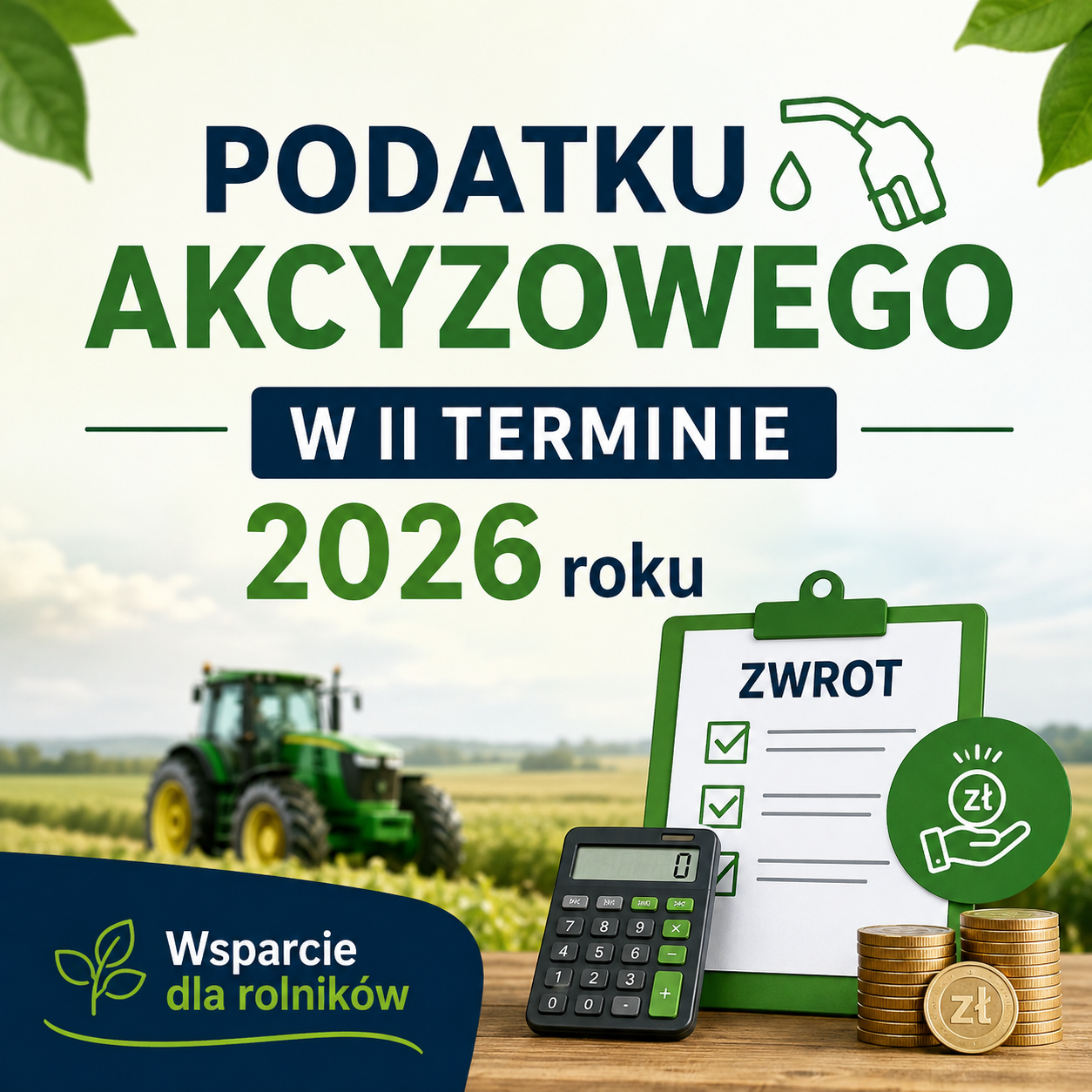 Miniaturka artykułu ZWROT PODATKU AKCYZOWEGO W II TERMINIE 2026 roku